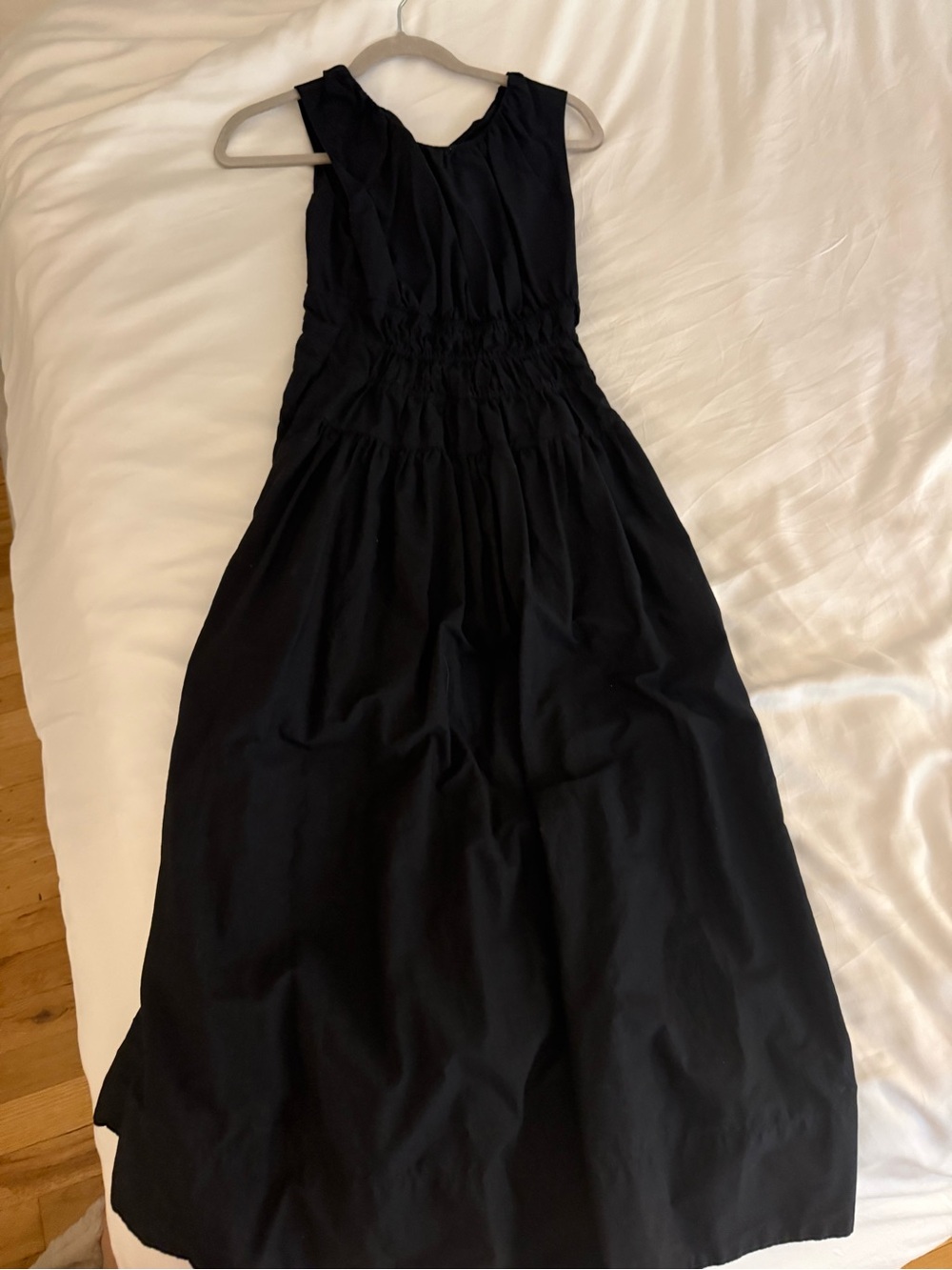 Jcrew Classic Black Sleeveless Maxi Dress